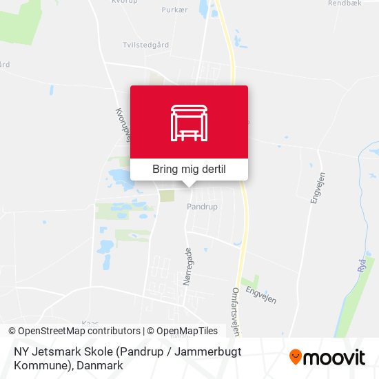 NY Jetsmark Skole (Pandrup / Jammerbugt Kommune) kort