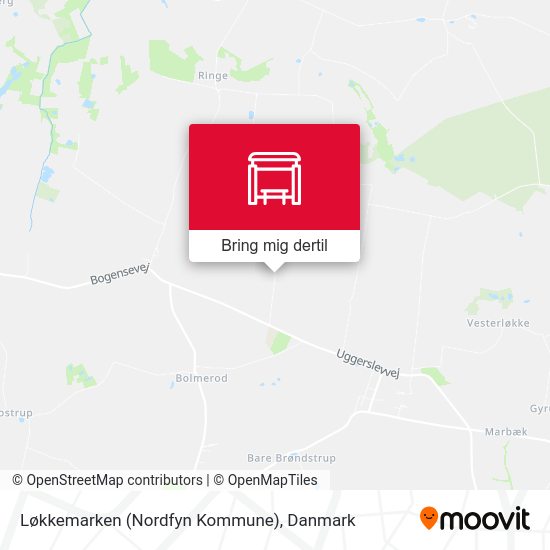 Løkkemarken (Nordfyn Kommune) kort