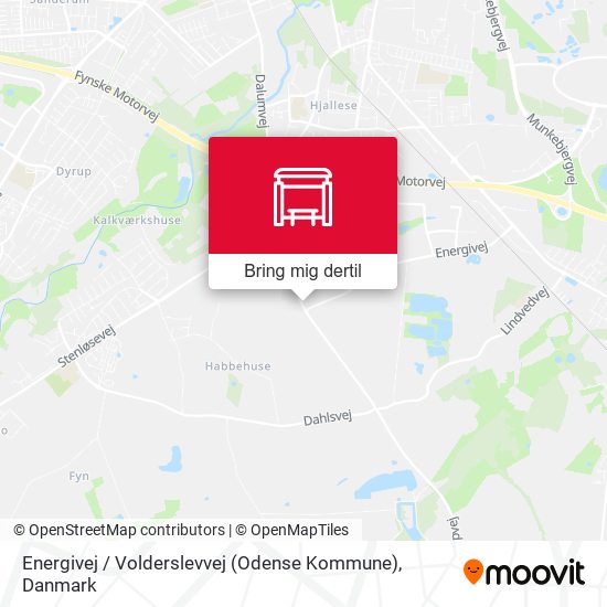 Energivej / Volderslevvej (Odense Kommune) kort