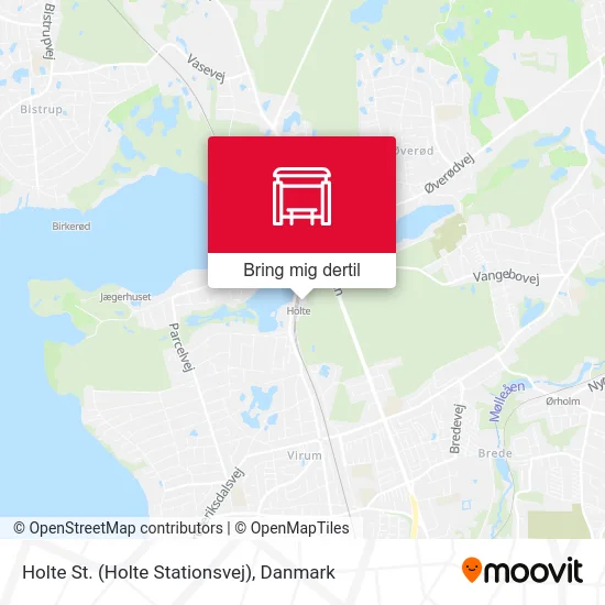 Holte St. (Holte Stationsvej) kort