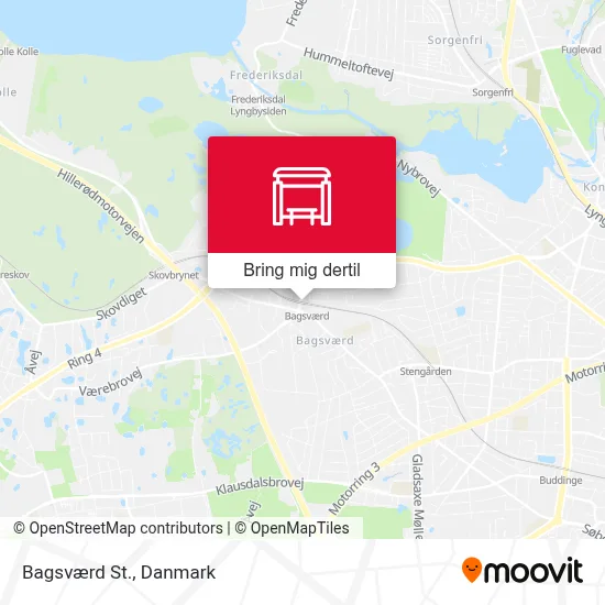 Bagsværd St. kort