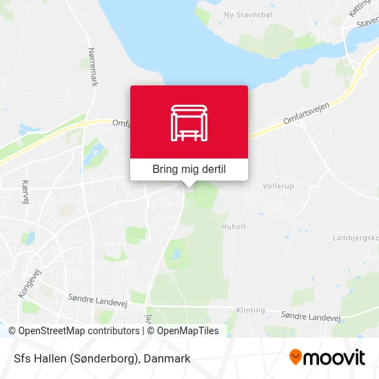 Sfs Hallen (Sønderborg) kort