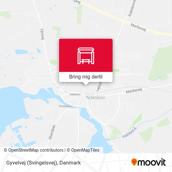 Gyvelvej (Svingelsvej) kort