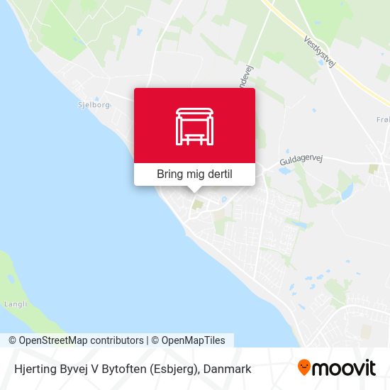 Hjerting Byvej V Bytoften (Esbjerg) kort