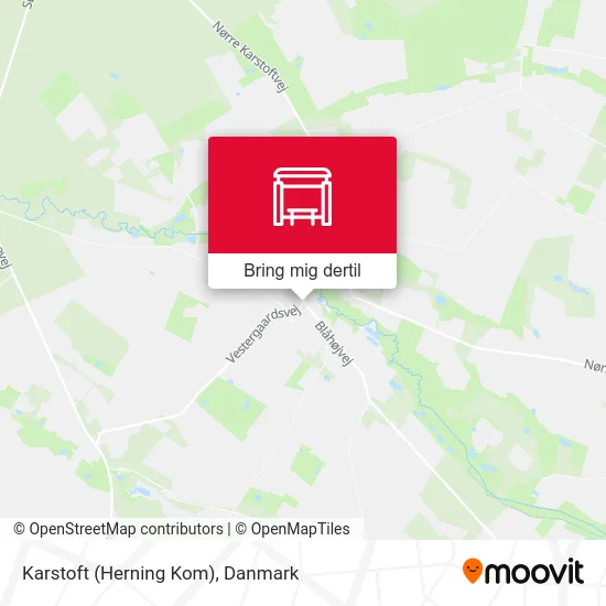 Karstoft (Herning Kom) kort