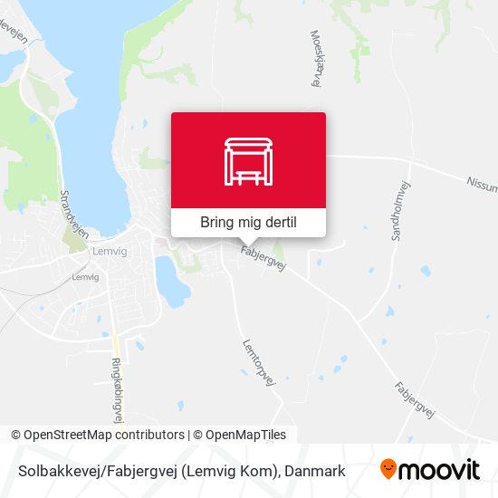 Solbakkevej / Fabjergvej (Lemvig Kom) kort