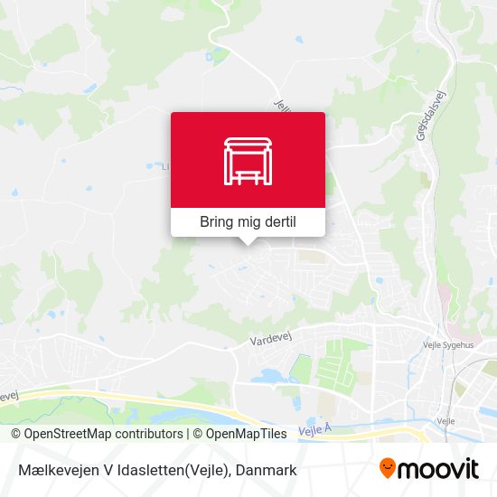 Mælkevejen V Idasletten(Vejle) kort