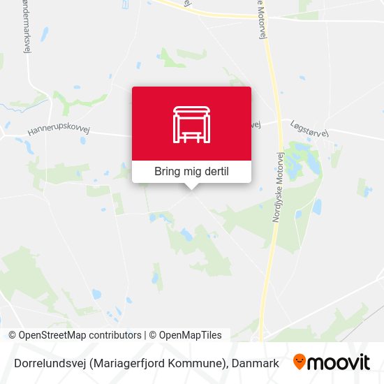 Dorrelundsvej (Mariagerfjord Kommune) kort