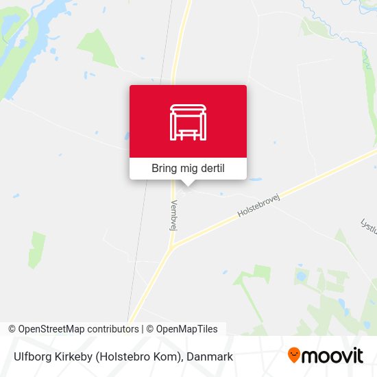 Ulfborg Kirkeby (Holstebro Kom) kort