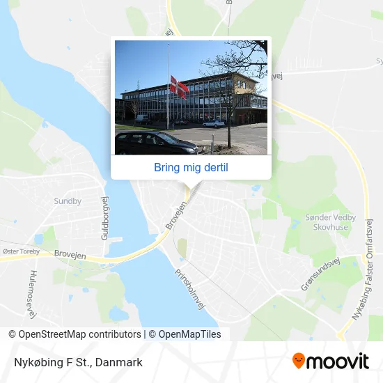 Nykøbing F St. kort