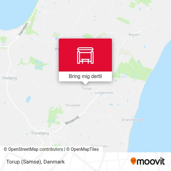 Torup (Samsø) kort