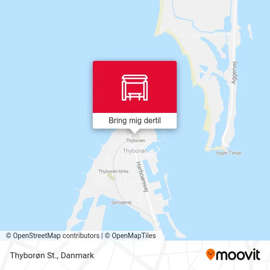 Thyborøn St. kort