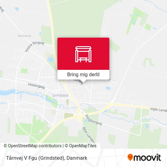 Tårnvej V Fgu (Grindsted) kort