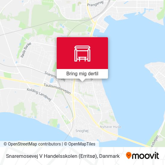 Snaremosevej V Handelsskolen (Erritsø) kort