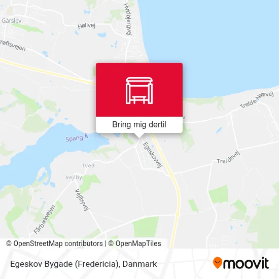 Egeskov Bygade (Fredericia) kort