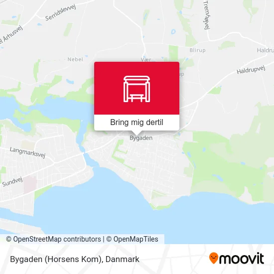 Bygaden (Horsens Kom) kort