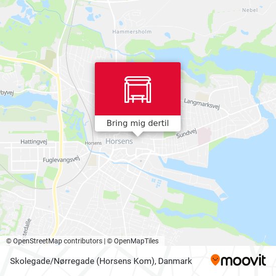 Skolegade / Nørregade (Horsens Kom) kort