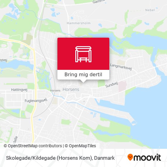 Skolegade / Kildegade (Horsens Kom) kort