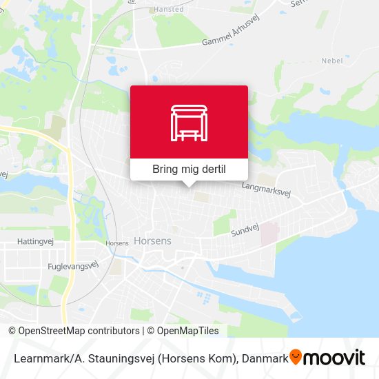 Learnmark / A. Stauningsvej (Horsens Kom) kort