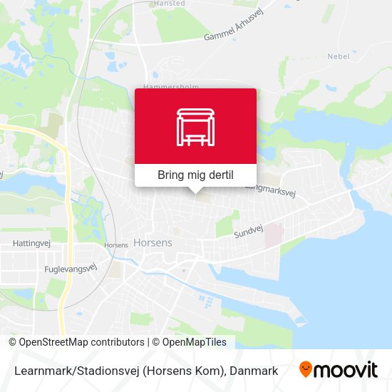 Learnmark / Stadionsvej (Horsens Kom) kort