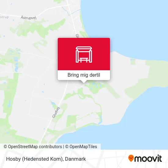 Hosby (Hedensted Kom) kort