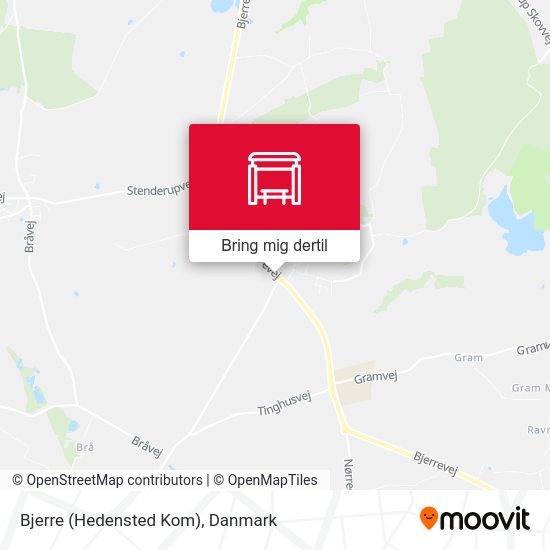 Bjerre (Hedensted Kom) kort
