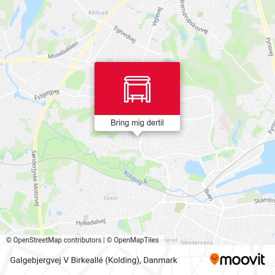 Galgebjergvej V Birkeallé (Kolding) kort