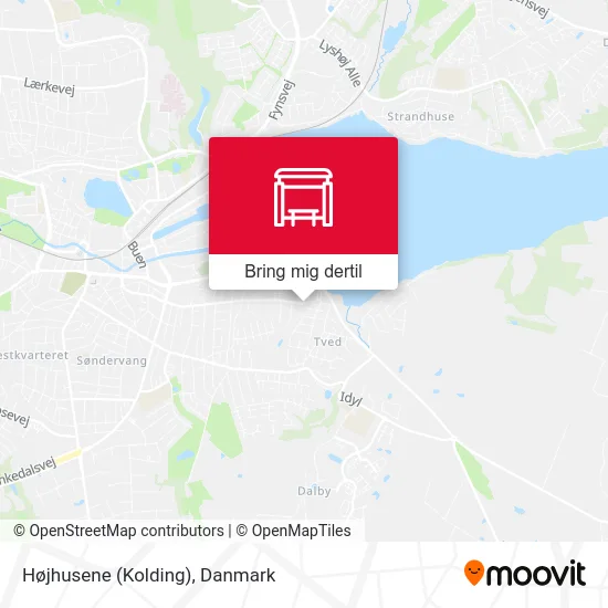 Højhusene (Kolding) kort