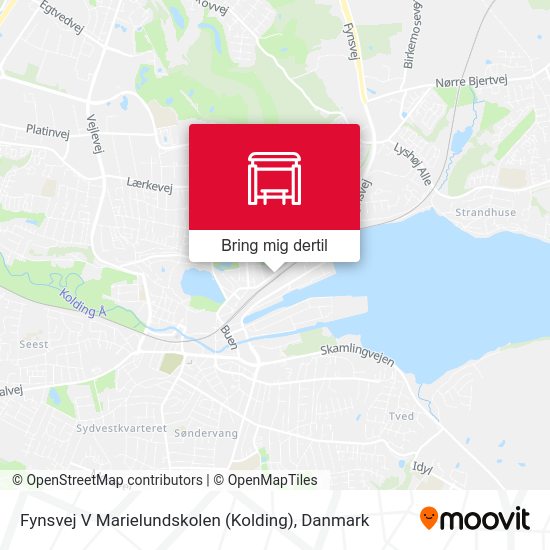 Fynsvej V Marielundskolen (Kolding) kort