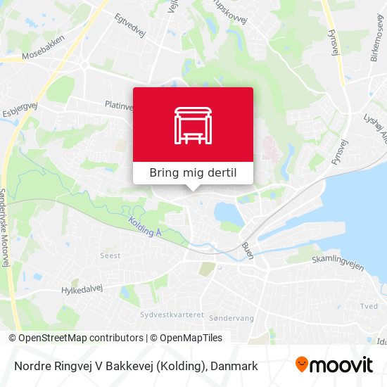 Nordre Ringvej V Bakkevej (Kolding) kort