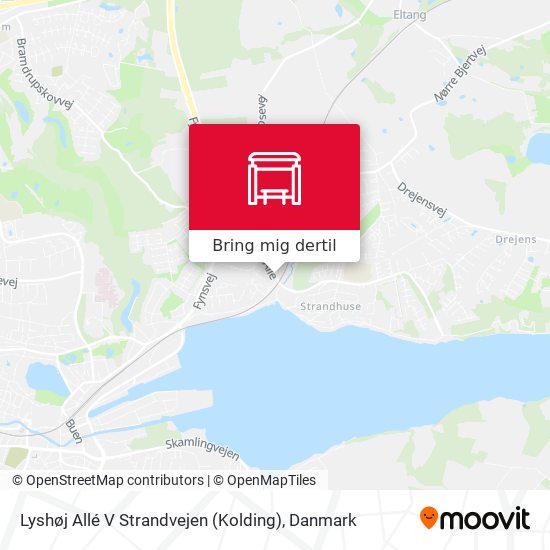 Lyshøj Allé V Strandvejen (Kolding) kort