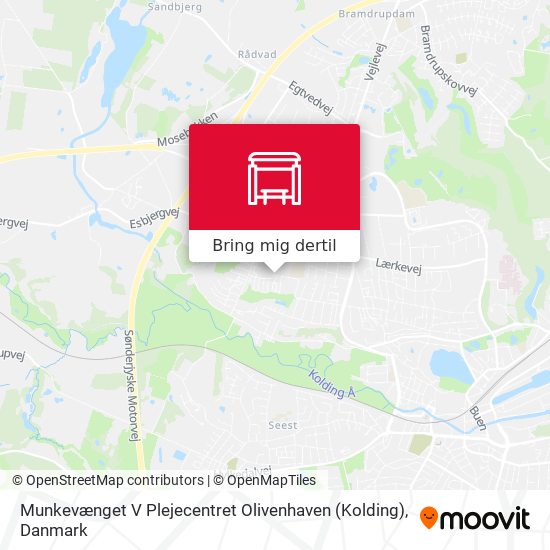 Munkevænget V Plejecentret Olivenhaven (Kolding) kort