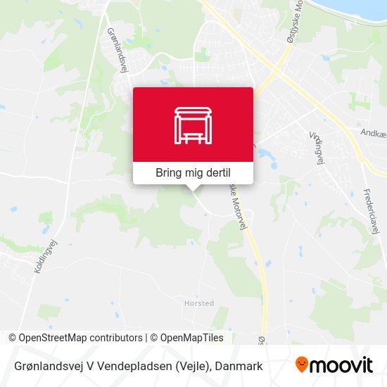 Grønlandsvej V Vendepladsen (Vejle) kort