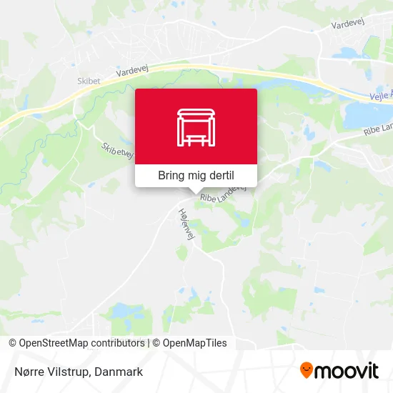 Nørre Vilstrup kort