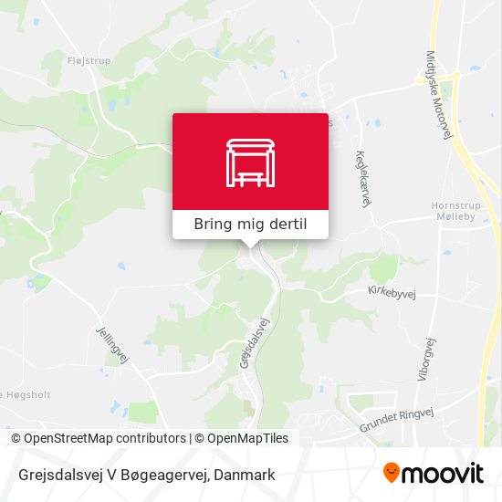 Grejsdalsvej V Bøgeagervej kort