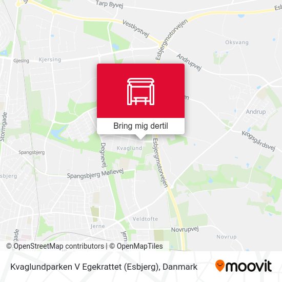 Kvaglundparken V Egekrattet (Esbjerg) kort