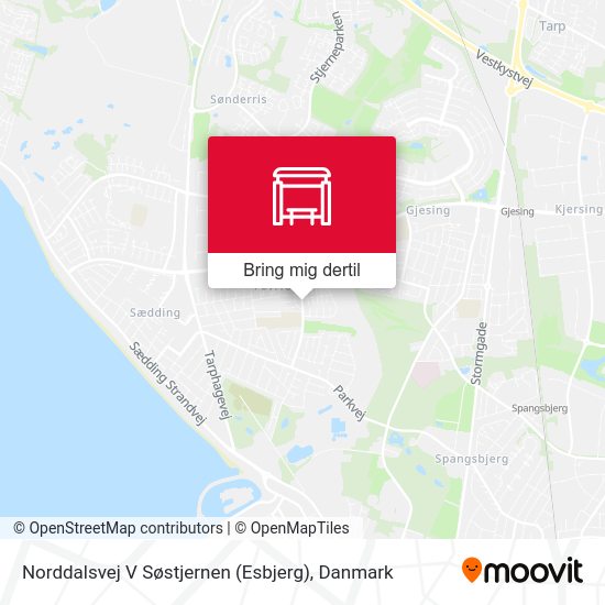 Norddalsvej V Søstjernen (Esbjerg) kort