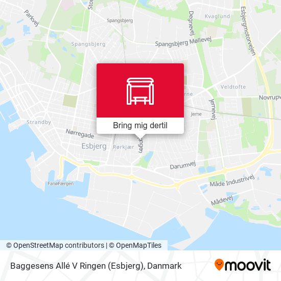Baggesens Allé V Ringen (Esbjerg) kort