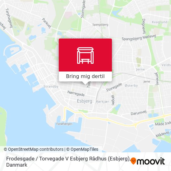 Frodesgade / Torvegade V Esbjerg Rådhus kort
