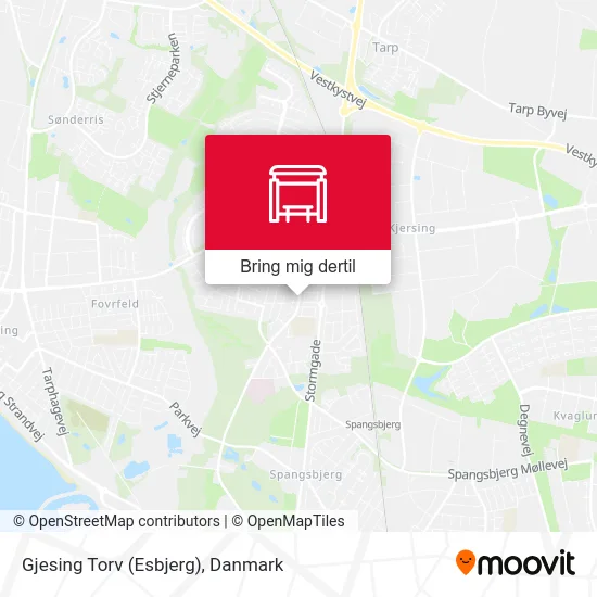 Gjesing Torv (Esbjerg) kort