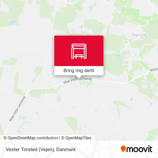 Vester Torsted (Vejen) kort