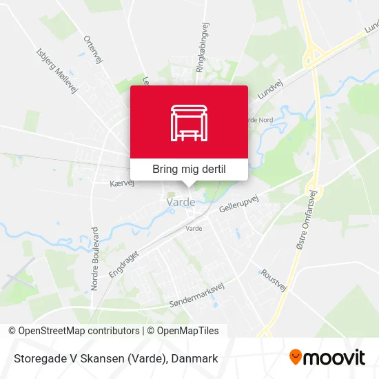 Storegade V Skansen (Varde) kort