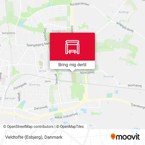 Veldtofte (Esbjerg) kort