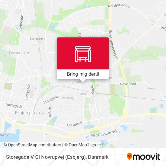 Storegade V Gl Novrupvej (Esbjerg) kort