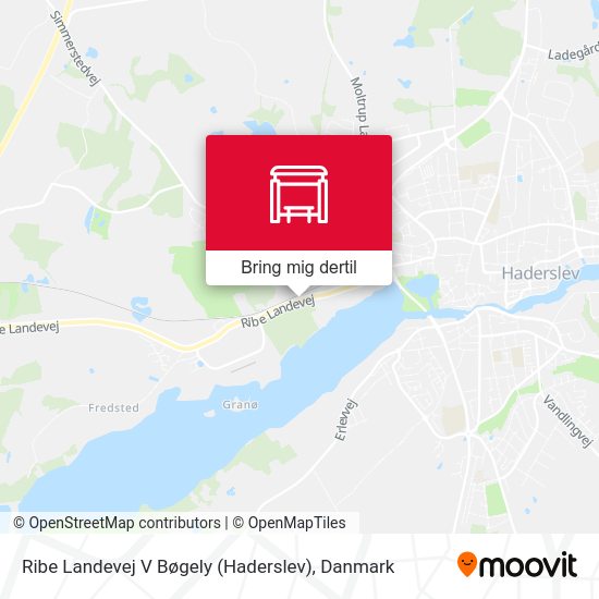 Ribe Landevej V Bøgely (Haderslev) kort