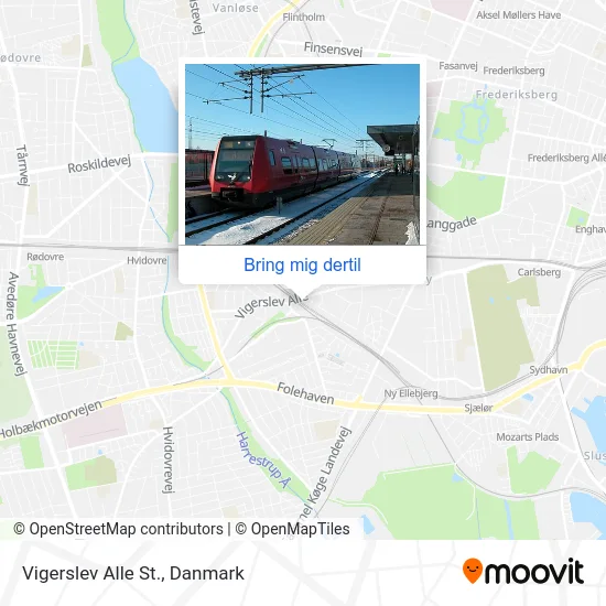 Vigerslev Alle St. kort