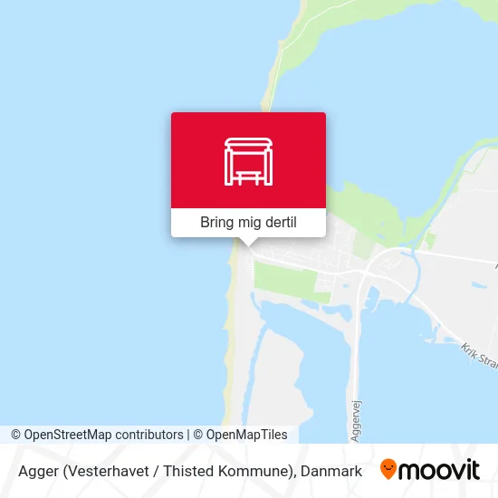 Agger (Vesterhavet / Thisted Kommune) kort
