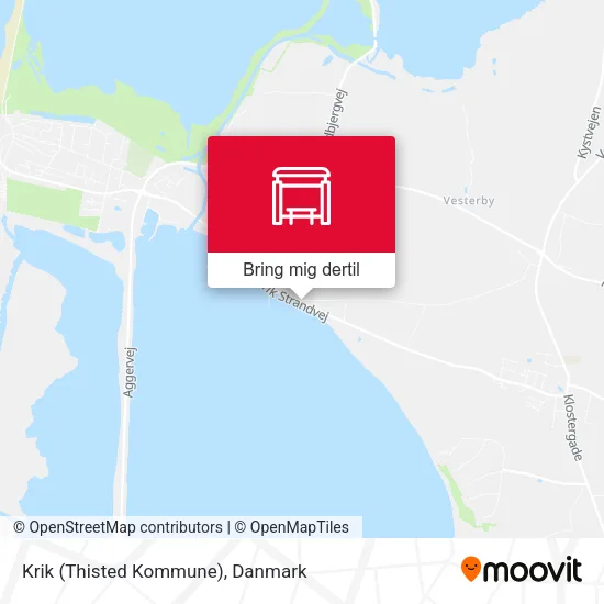 Krik (Thisted Kommune) kort