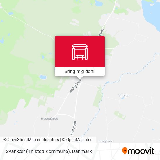 Svankær (Thisted Kommune) kort