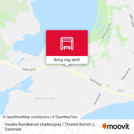 Vesløs Rundkørsel (Aalborgvej / Thisted Komm.) kort